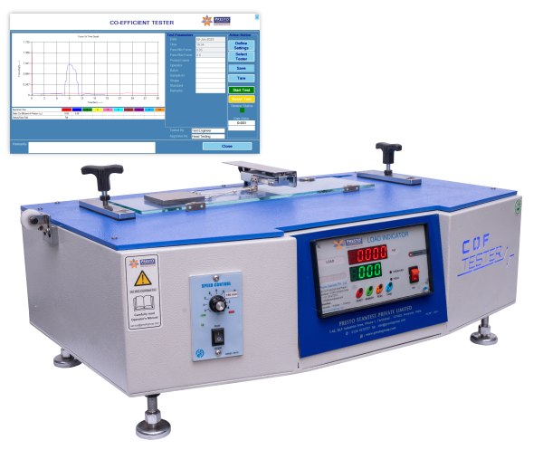 Co-efficient of Friction Tester - Digital Cum Computerised (Wintest)